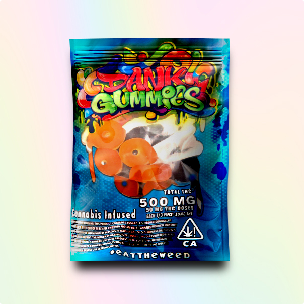 DankGummiesOrangeMango Dank Gummies Orange & Mango (SATIVA)